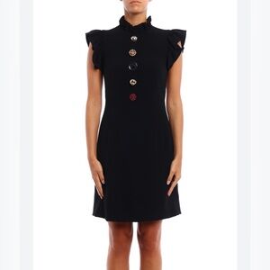 😍❤️❤️Dolce & Gabbana  silk jewel buttons  cady mini dress